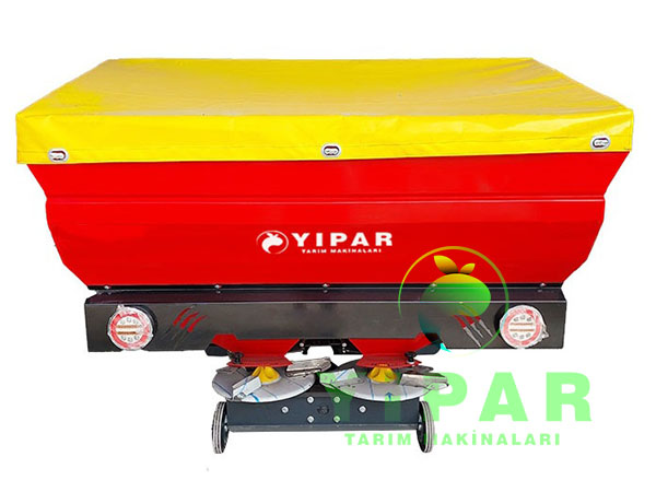 YIPAR 1000 LT ÇİFT DİSKLİ ASILIR TİP GÜBRE SERPME MAKİNESİ